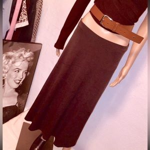 10164 brown long skirt size S